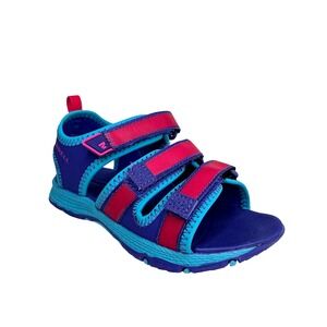 Merrell Toddler Girls Adjustable Sport Outdoor Sandals Size 11 Purple-Pink‎